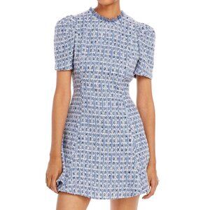 Aqua blue tweed dress, Worn 1 x